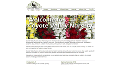 Desktop Screenshot of coyotevalleynursery.com